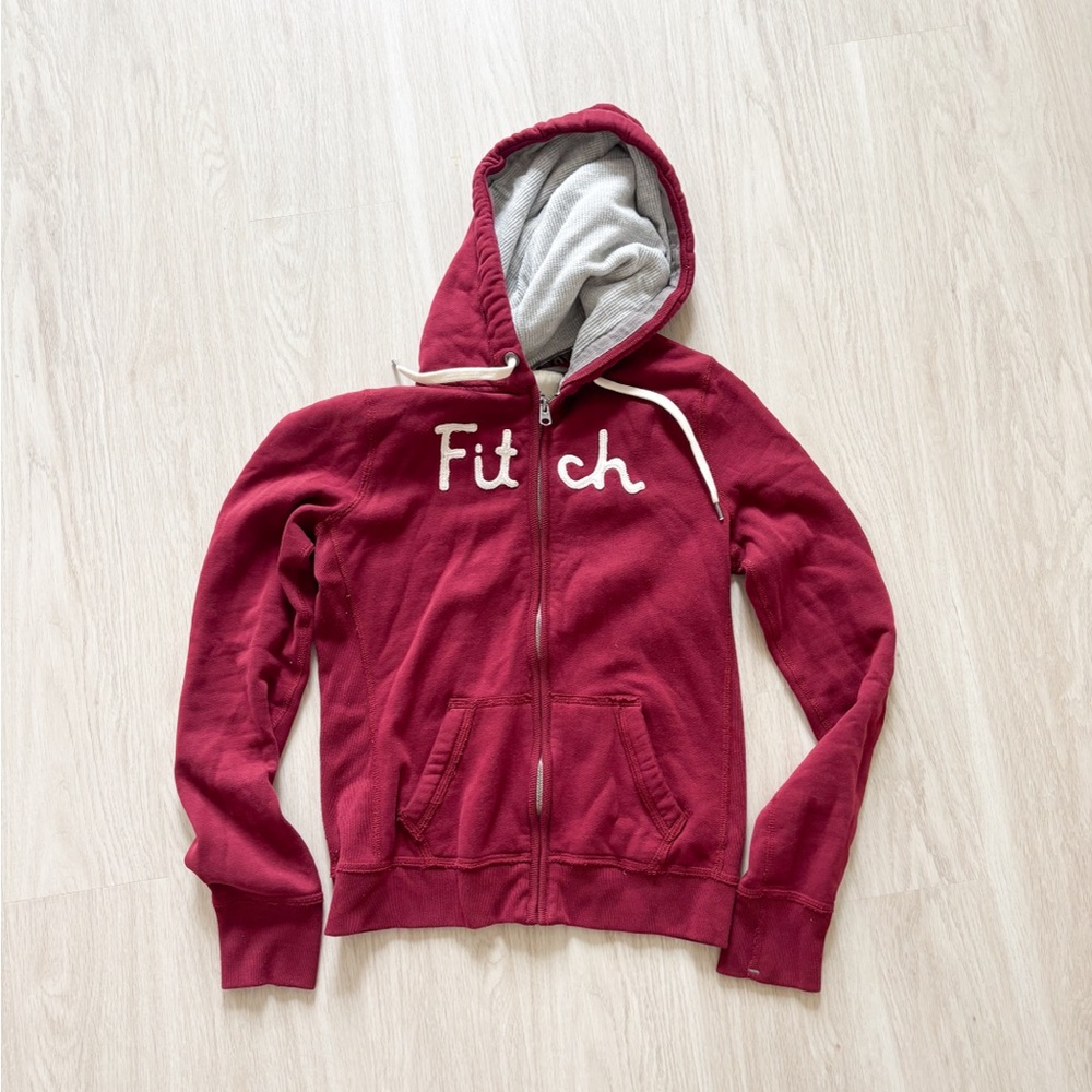 A&F zip up sweater